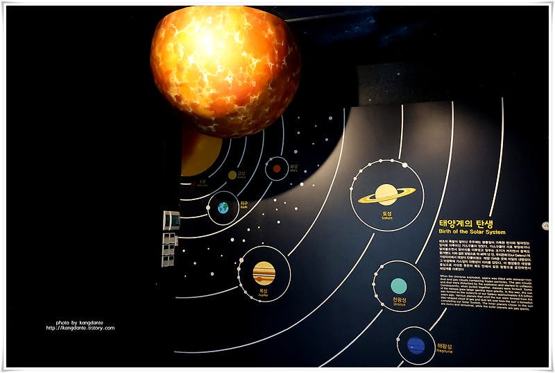 태양계의 다양한 생물과 광물을 전시하고 있는 강화 자연사박물관